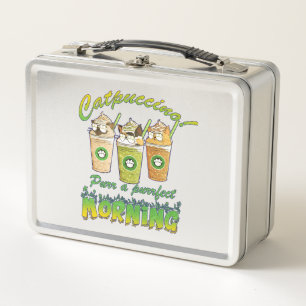 Lunch Box Catpuccino - Purr un matin parfait Chat mignon
