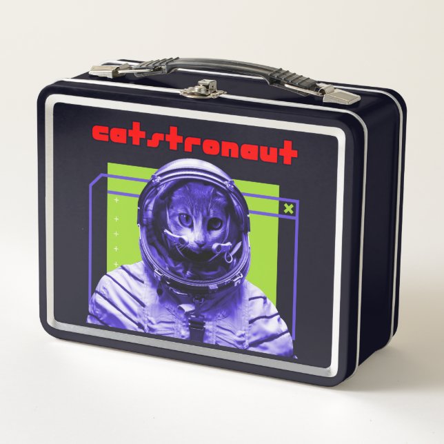 Lunch Box Catstronaut Cat Spaceman (Devant)
