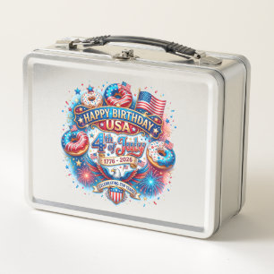 Lunch Box Célébrez le 250e anniversaire de l'Amérique avec u