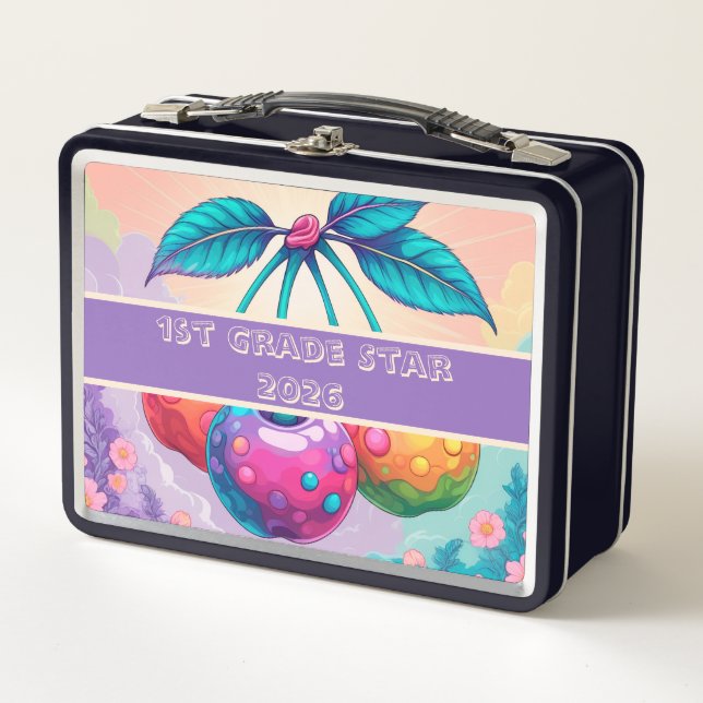 Lunch Box Cerisier coloré 1ère étoile 2025 (Devant)