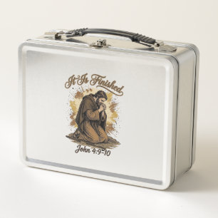 Lunch Box C'est Fini Verset Biblique Vintage Chemise Chrétie