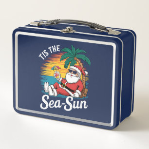 Lunch Box C'est le soleil de la mer Santa Beach Noël en juil