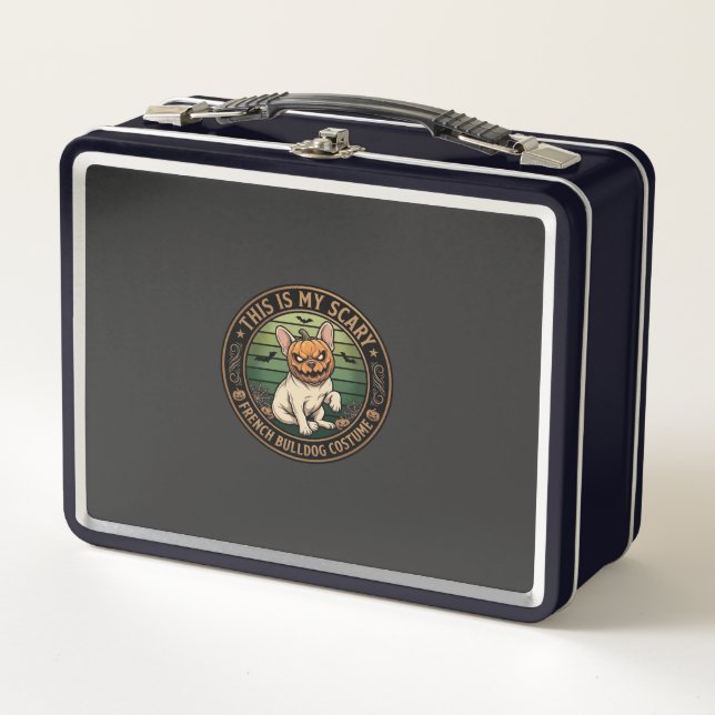 Lunch Box C'est mon costume effrayant de Bouledogue Français (Devant)