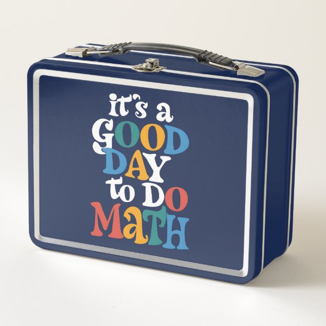 Lunch Box C'est une bonne journée pour faire des maths Prof  (Devant)
