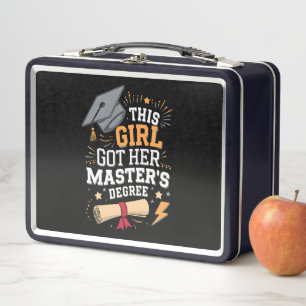 Lunch Box Cette fille a obtenu son diplôme de master
