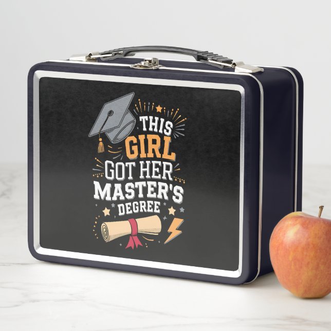 Lunch Box Cette fille a obtenu son diplôme de master (En situation)