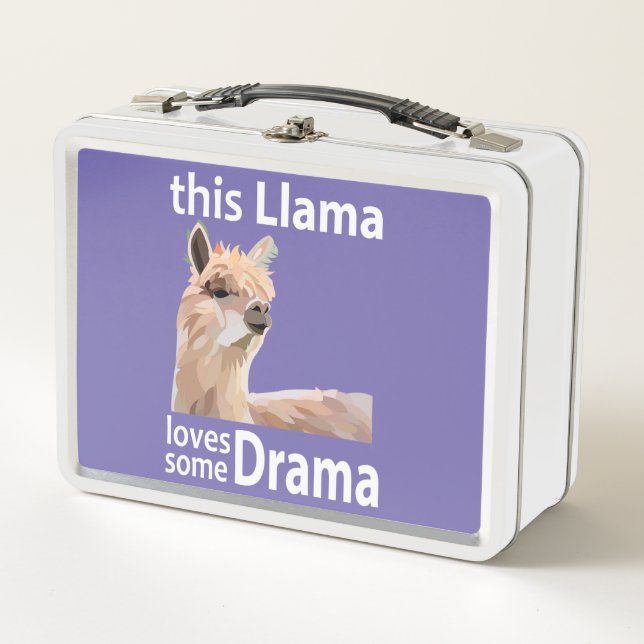 Lunch Box Cette Llama Aime Un Drame Drôle Llama (Devant)