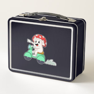 Lunch Box Champignon comme motard avec Scooter.PNG