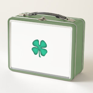 Lunch Box Chance 4 feuilles irlandais Clover vert lunbox
