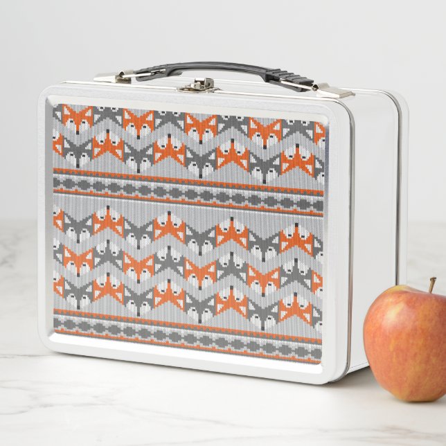 Lunch Box Chandail en polaire Fox (En situation)
