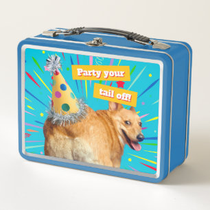 Lunch Box Chapeau d'anniversaire pour derrière de Corgi