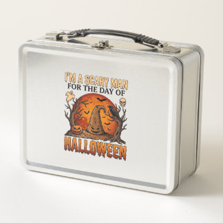 Lunch Box Chapeau de sorcière d'Halloween homme effrayant Lu