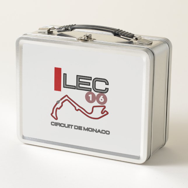 Lunch Box Charles Leclerc, Formule 1, Grand Prix de Monaco (Devant)