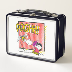 Lunch Box Charlie Brown et Lucy Football Comic Graphic