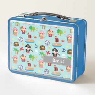 Lunch Box Chasse au trésor personnalisée pour enfants avec p