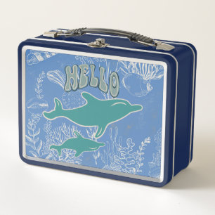 Lunch Box Chasseur de trésors Pirate Anniversaire Métal Boît