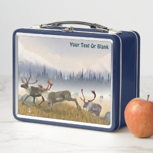 Lunch Box Chasseurs Dans La Poisson (Caribou)
