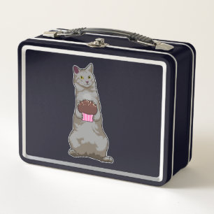 Lunch Box Chat avec muffin