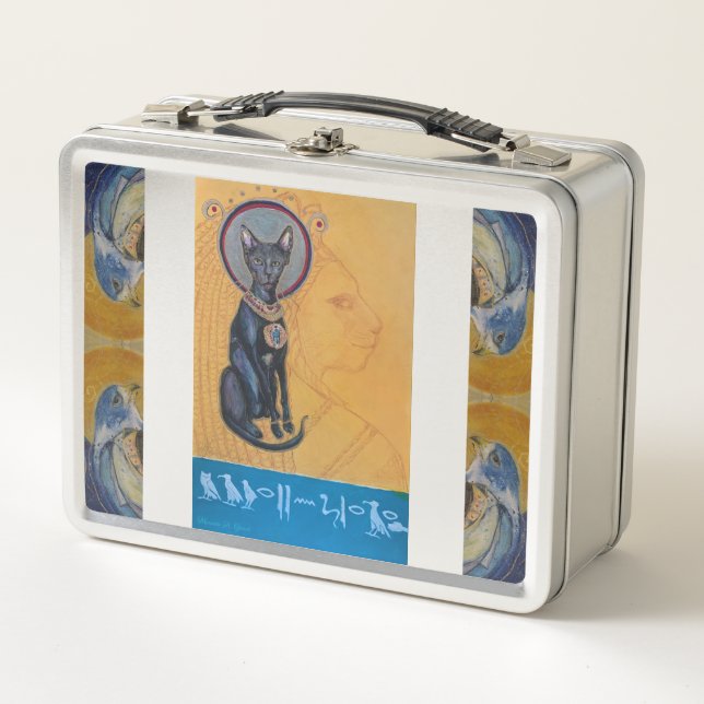 Lunch Box Chat Bastet Égypte Scarabée Maureen Girard (Devant)