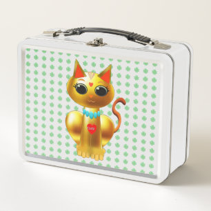 Lunch Box Chat de bonne fortune mignon