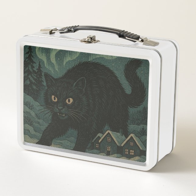 Lunch Box Chat de Noël islandais Yule  (Devant)