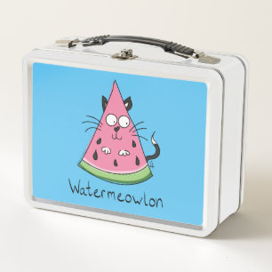 Lunch Box Chat drôle pastèque mignon enfants