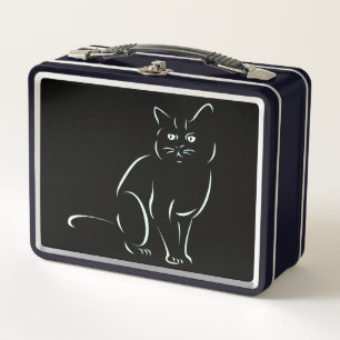 Lunch Box Chat Kitty Blanc