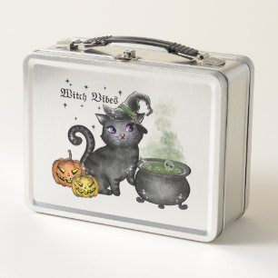 Lunch Box Chat noir sorcière   Vibes sorcières