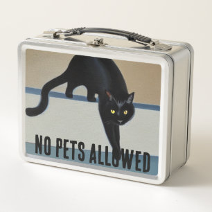 Lunch Box Chat noir Whimsical