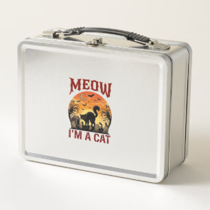 Lunch Box Chat qui miaule Halloween noir cimetière_1