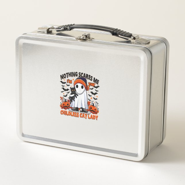 Lunch Box Chat sans enfant dame Halloween Costume Fantôme Éf (Devant)