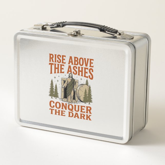 Lunch Box Chemise avec citation de la grotte de la résurrect (Devant)