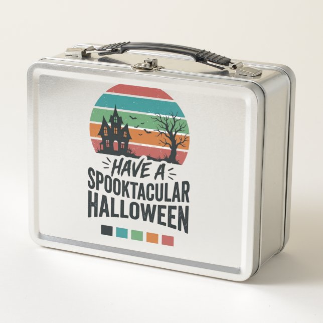 Lunch Box Chemise avec gravure vintage Spooktacular Hallowee (Devant)