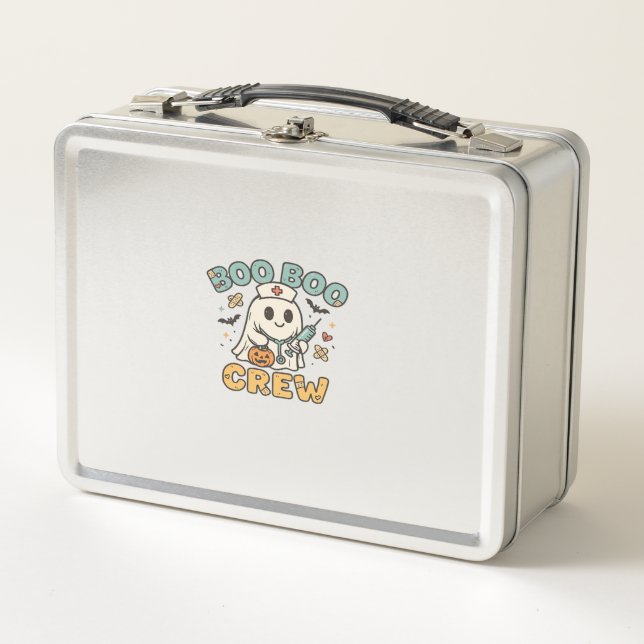 Lunch Box Chemise Boo Boo Crew � Infirmière Halloween Fantôm (Devant)