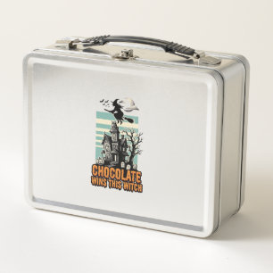 Lunch Box Chemise Chocolat Sorcière Dessin de friandise sucr