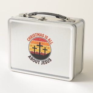 Lunch Box Chemise Christian Noël Jésus Coucher de soleil Cro