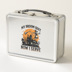 Lunch Box Chemise d'attendant d'Halloween Balai Cassa Humour
