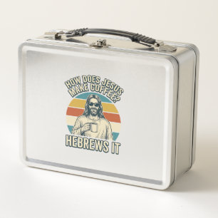 Lunch Box Chemise de conception de gravure vintage de café J