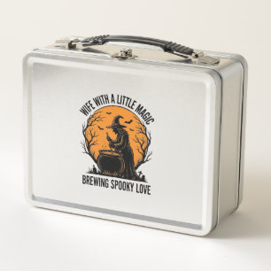 Lunch Box Chemise de femme Halloween Vintage Sorcière Chaudr