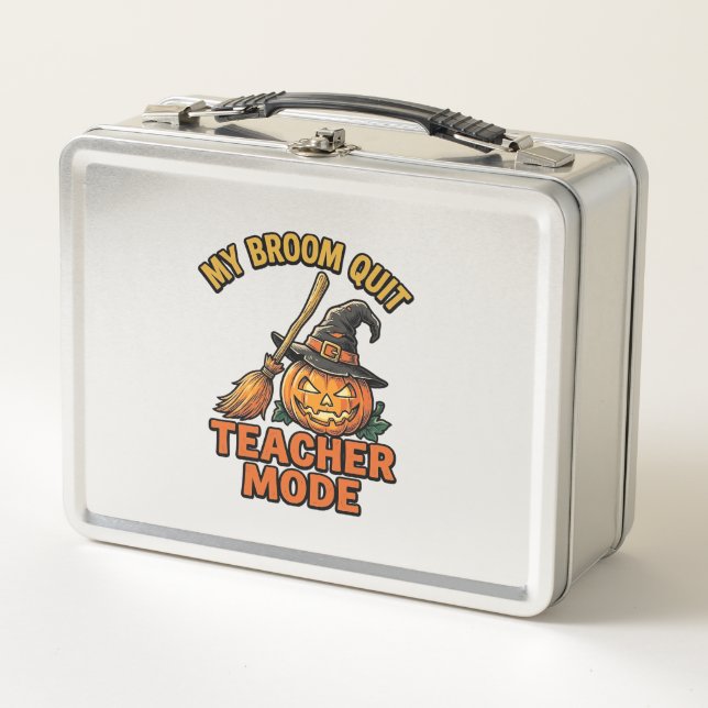 Lunch Box Chemise de professeur Halloween drôle conception d (Devant)