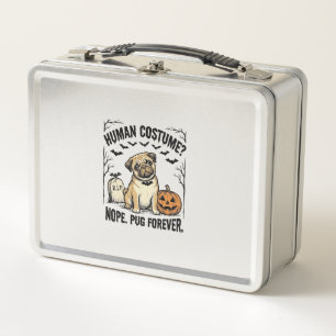 Lunch Box Chemise de pug Halloween Vintage Drôle de costume