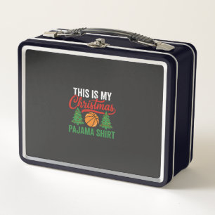 Lunch Box Chemise de pyjama de Noël de basket-ball