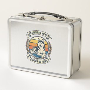 Lunch Box Chemise de sagesse Husky Gravure vintage Conceptio
