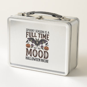 Lunch Box Chemise de saison effrayante Gravure vintage Hallo