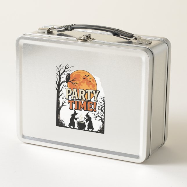 Lunch Box Chemise de sorcière de chaudron de fête d'Hallowee (Devant)