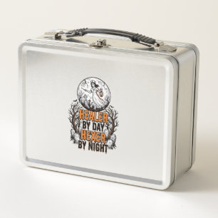 Lunch Box Chemise d'infirmière Halloween Gravure vintage Art