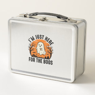 Lunch Box Chemise drôle de fantôme d'Halloween juste ici pou