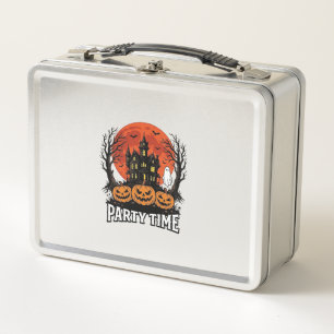 Lunch Box Chemise fantôme citrouille Vintage Halloween Party