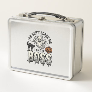 Lunch Box Chemise Halloween Boss Ghost Gravure Vintage Desig