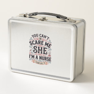 Lunch Box Chemise Halloween drôle d'infirmière me faire peur